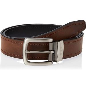 Mens Fossil Black/Brown Reversible Belt size 34